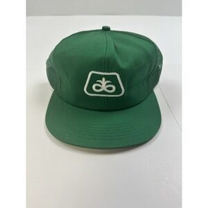 Pioneer Seed Trucker Hat  K-Products Cap Snap Back Mesh Back Embroidered Green